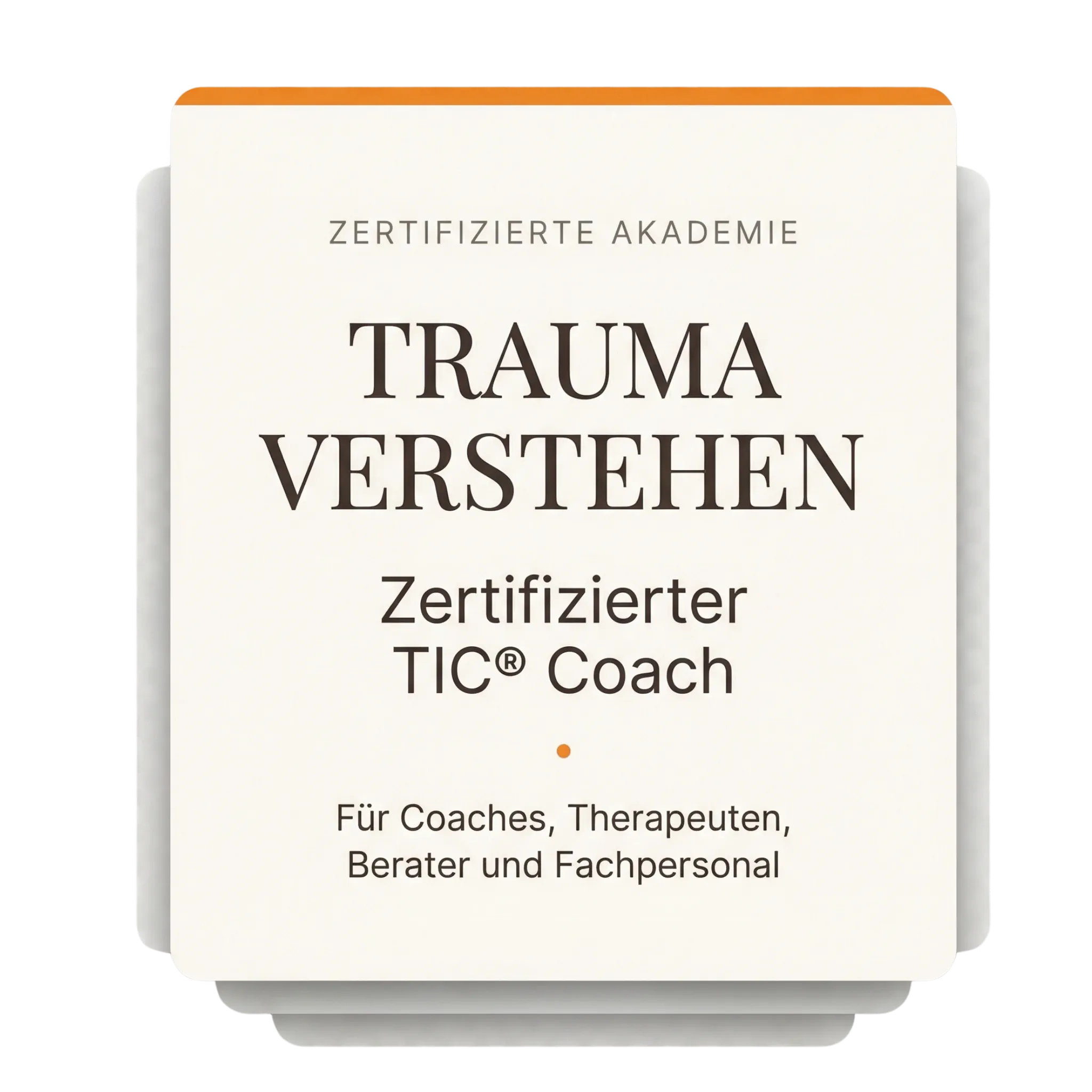 TRAUMA VERSTEHEN – Zertifizierter TIC® Coach